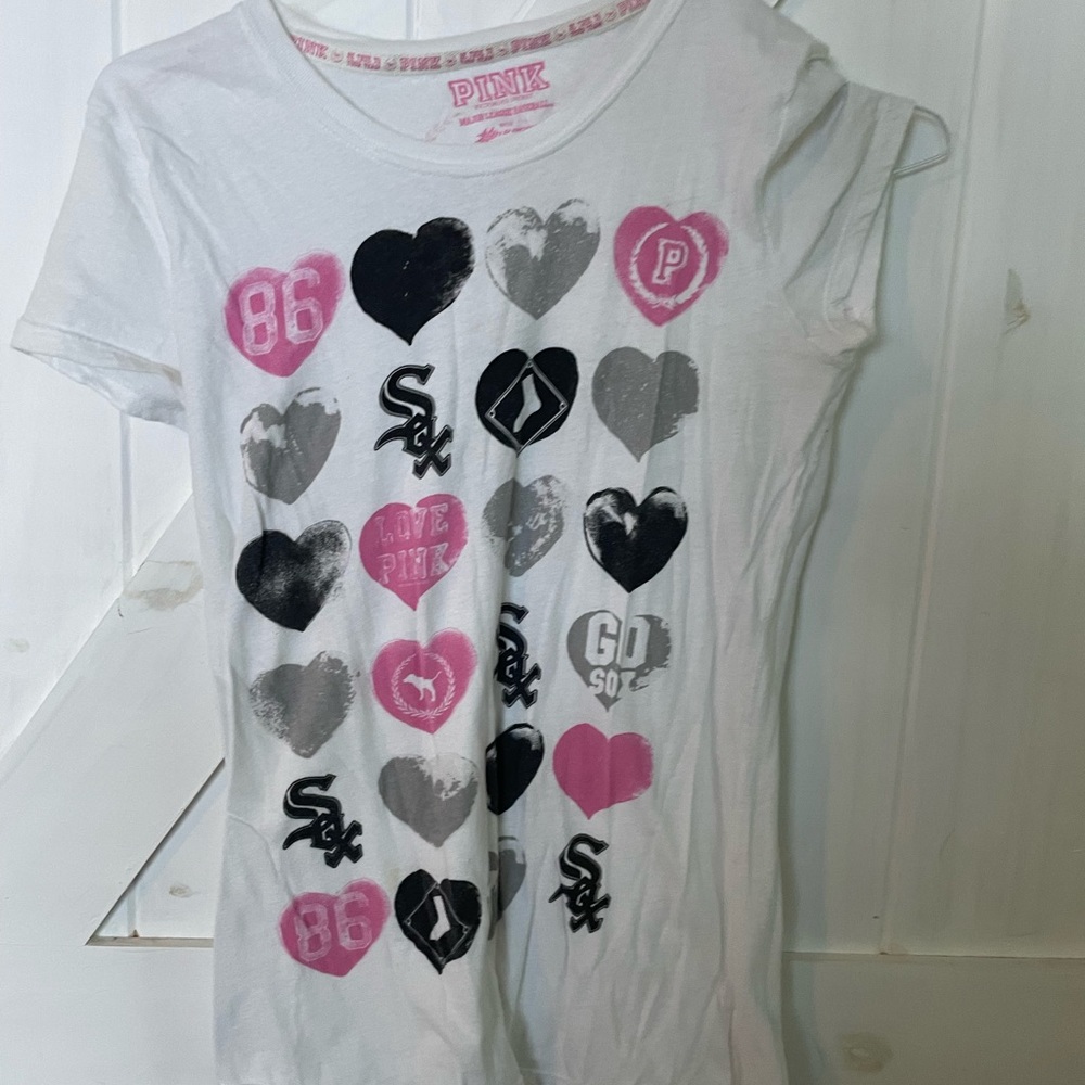 Chicago, white Sox, baseball, major league, PINK Victoria secret, ladies small